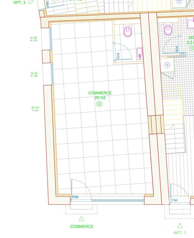commerce à louer - 27.71 m2 - VOULX - 77 - ILE-DE-FRANCE - Century 21 Agence Notre-Dame